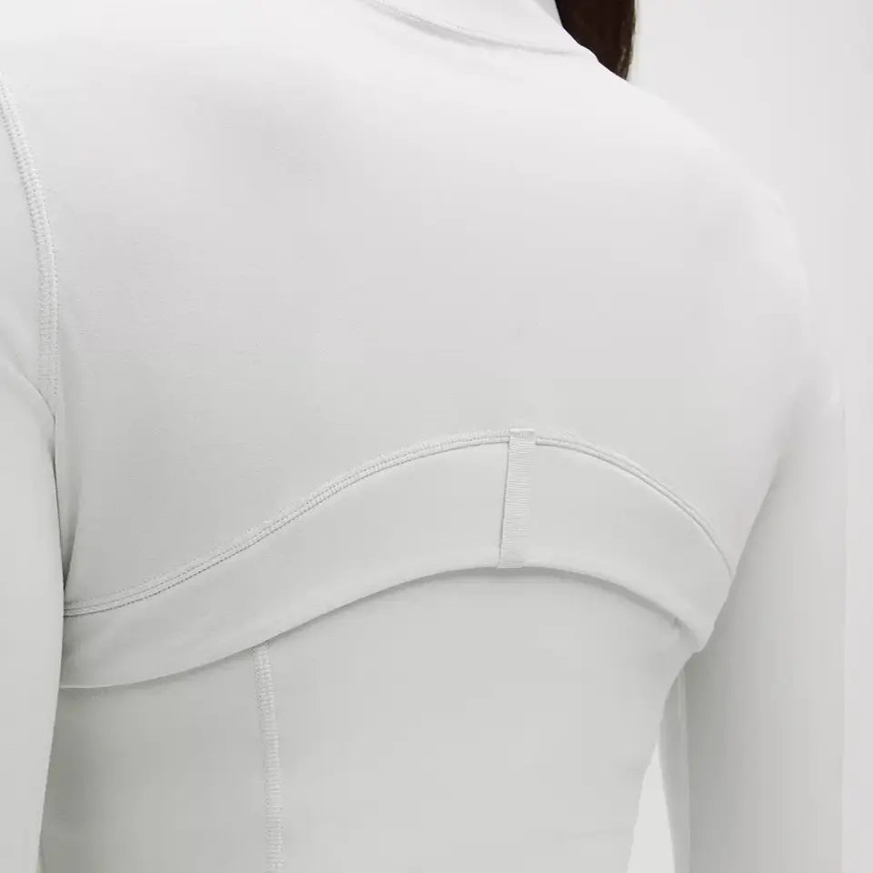 Women's Define Jacket, -Fit Zippered Training define Jacket - Long Sleeve Fitness Running Top for Jogging & Sports