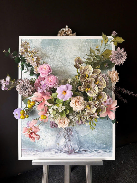 Enchanted Garden Mist 3D Floral Wall Art
